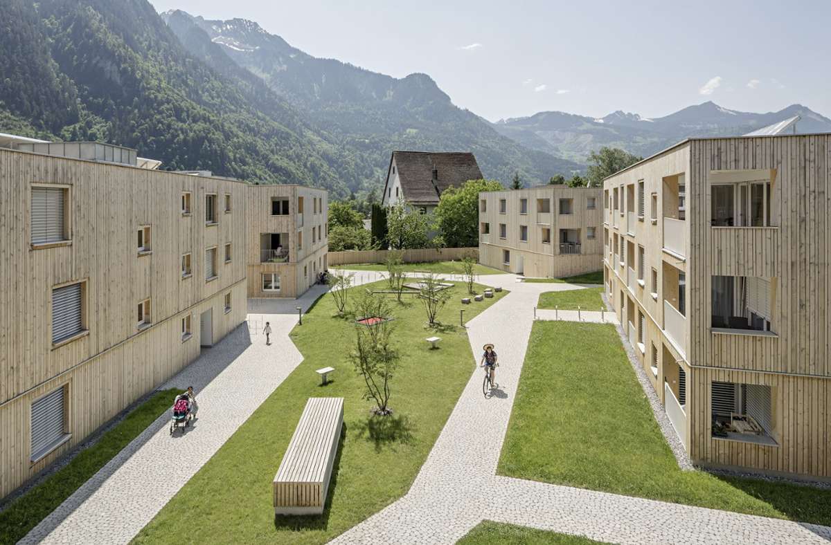 Wohnsiedlung, Bludenz, Österreich, 2019. Architektur: feld72