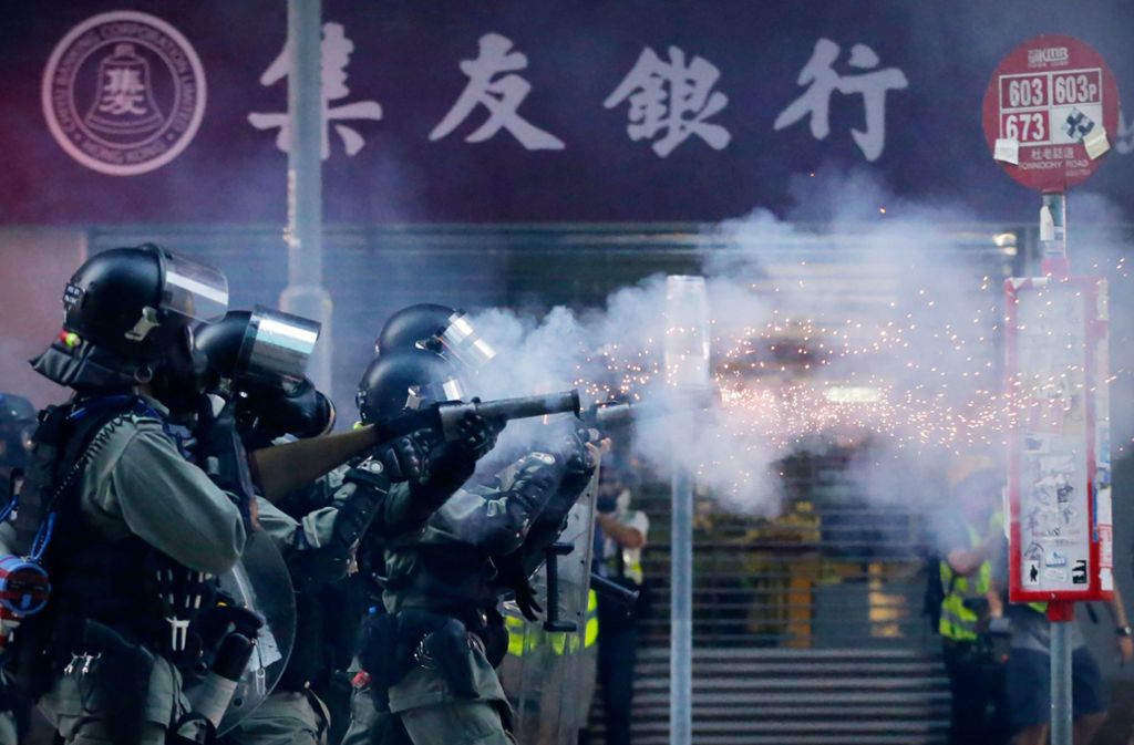 Hongkong: Proteste und Gewalt trotz Demonstrationsverbot