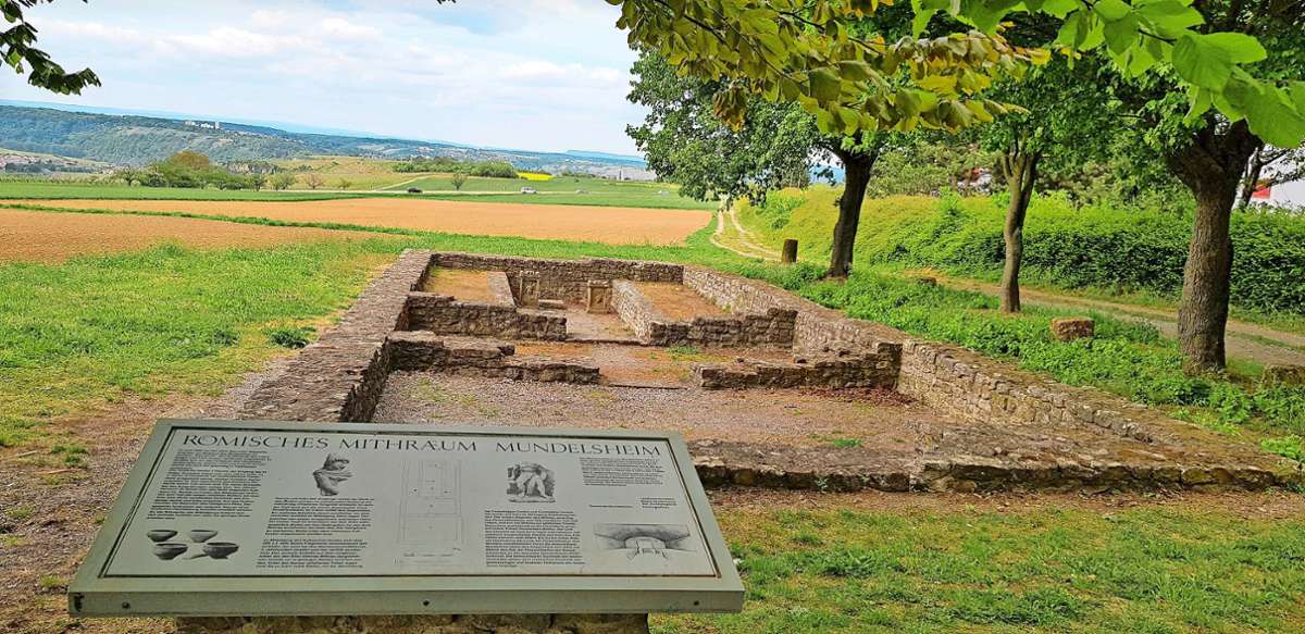 Historisches aus Mundelsheim: Eine archäologische Perle des Landes – der Mundelsheimer Mithras-Tempel