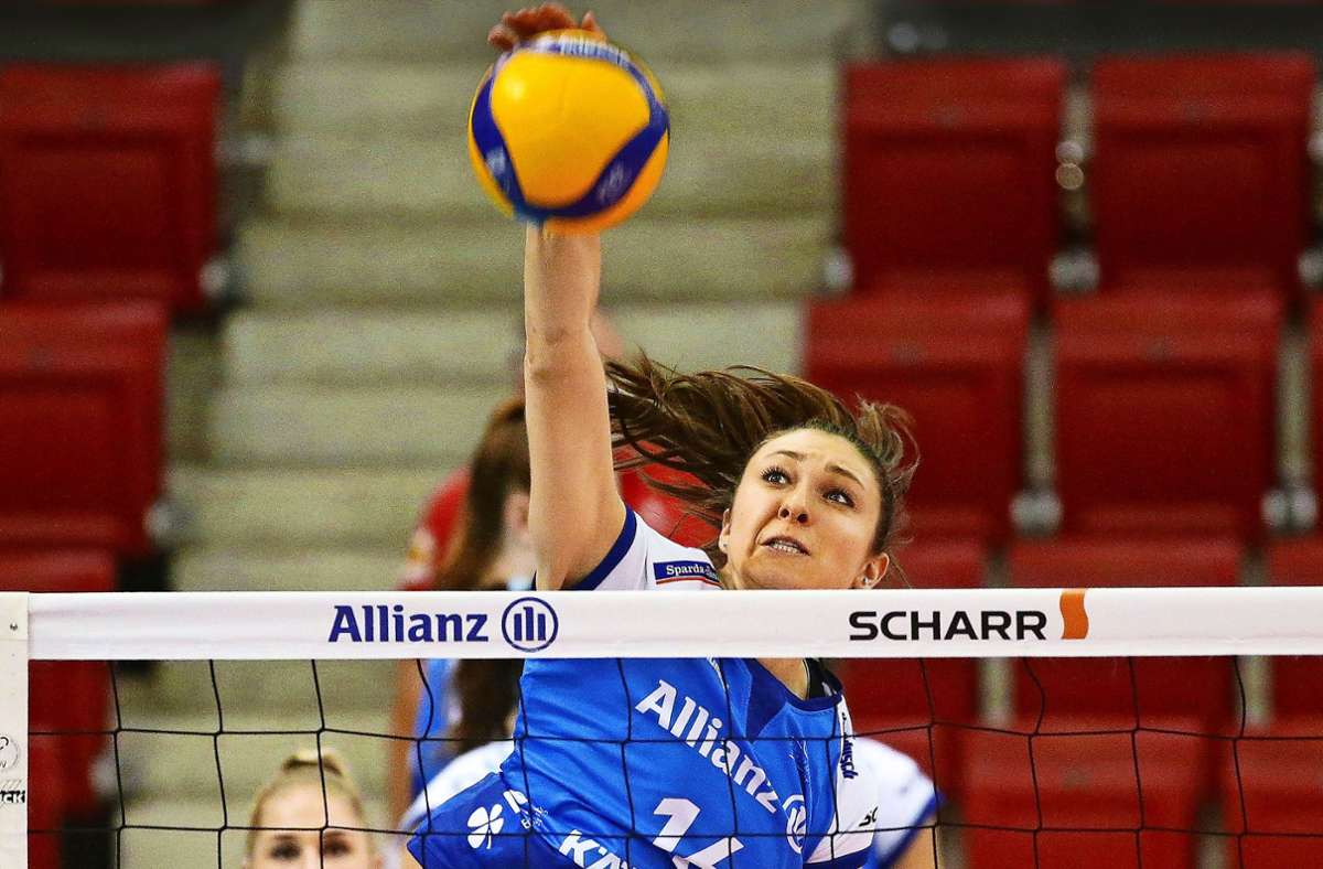 Volleyballerinnen von Allianz MTV Stuttgart überzeugen: Mit großer Schlagfertigkeit  in die Finalserie