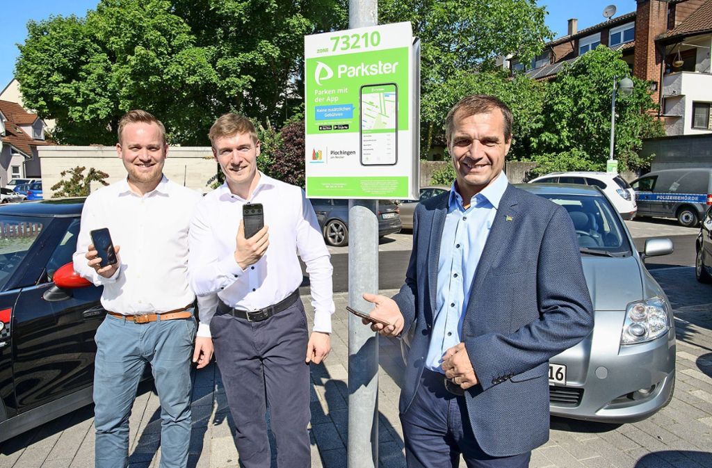 Auf den städtischen Plätzen kann jetzt mit Handy bezahlt werden: Parkster in Plochingen: Parkgebühr per App bezahlen