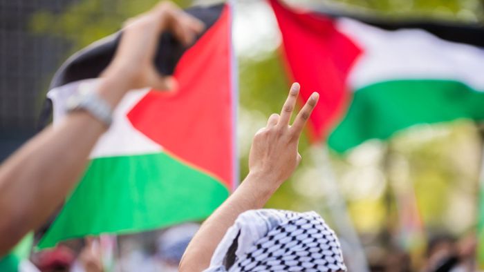 Sechs Platzverweise wegen verbotener pro-palästinensischer Versammlung