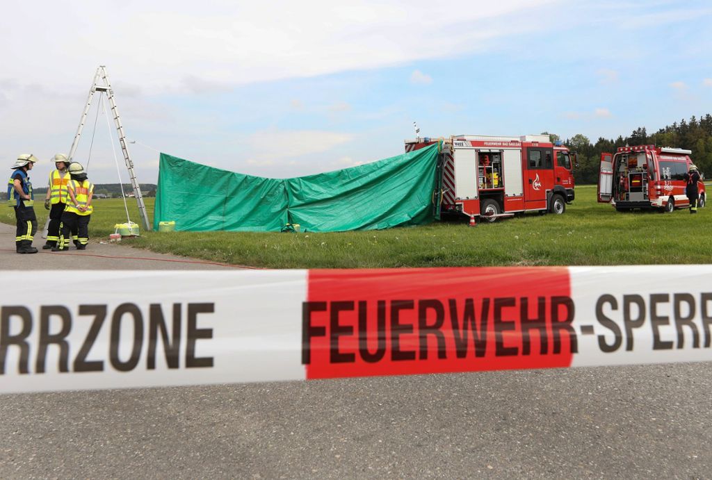 Zwei Tote bei Flugunfall in Bad Saulgau