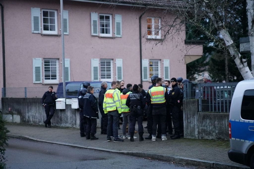 13.02.2020. Eine gewalttätige Auseinandersetzung in Plochingen verursacht Großeinsatz der Polizei.