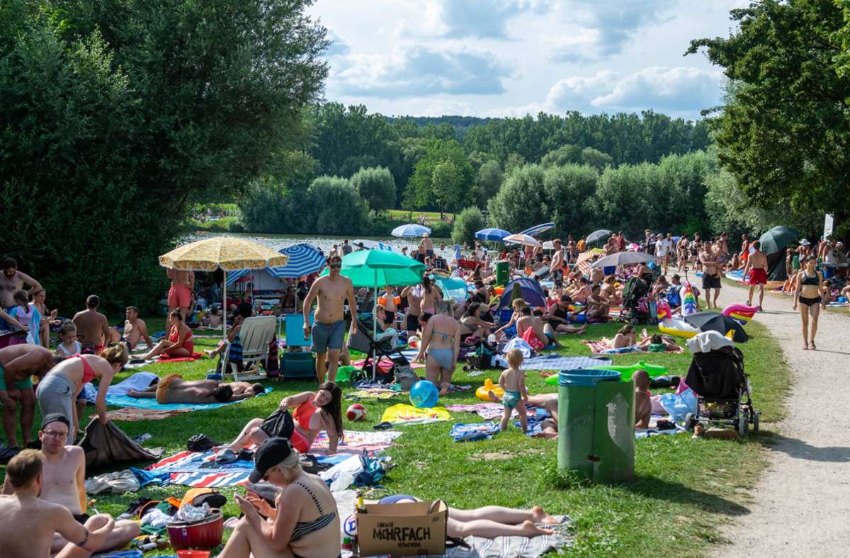 Nach Chaos in Neckartailfingen: Nur 1.000 Badegäste dürfen an Aileswasensee