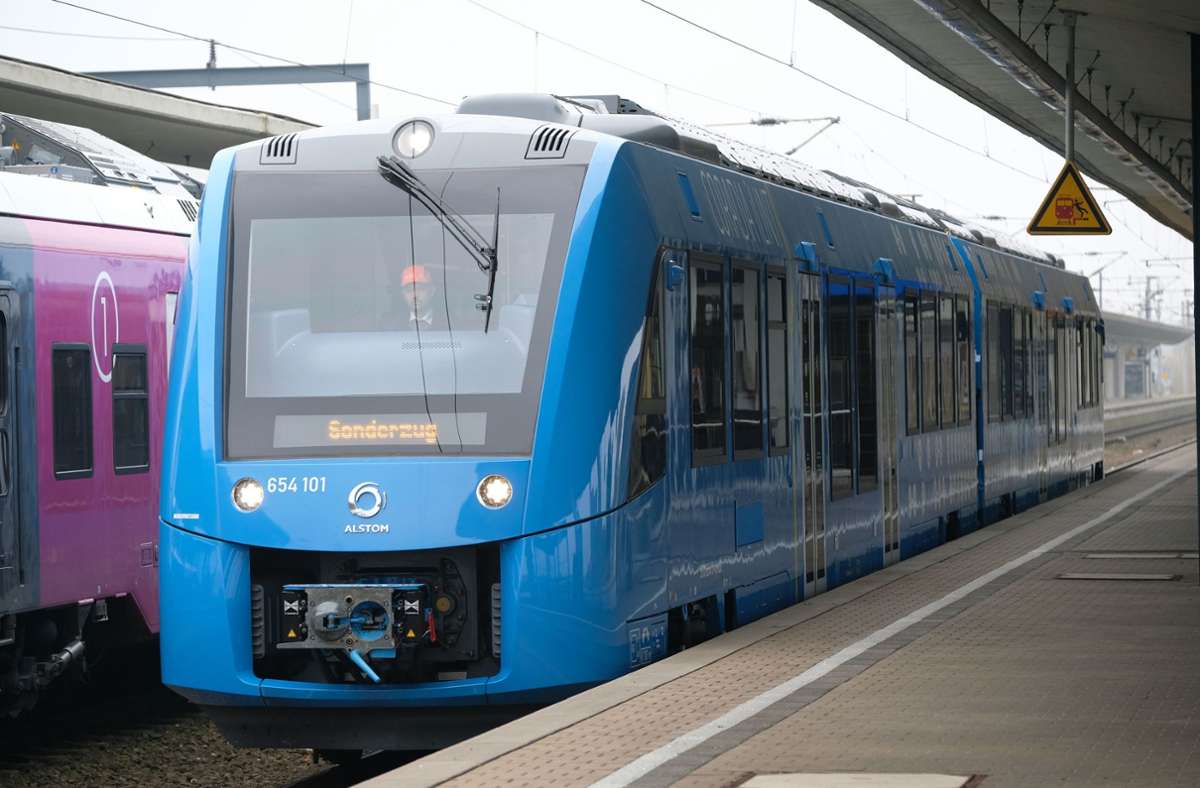 Klimaschutz beim Zugverkehr: Bahn will 2024 Wasserstoffzug testen