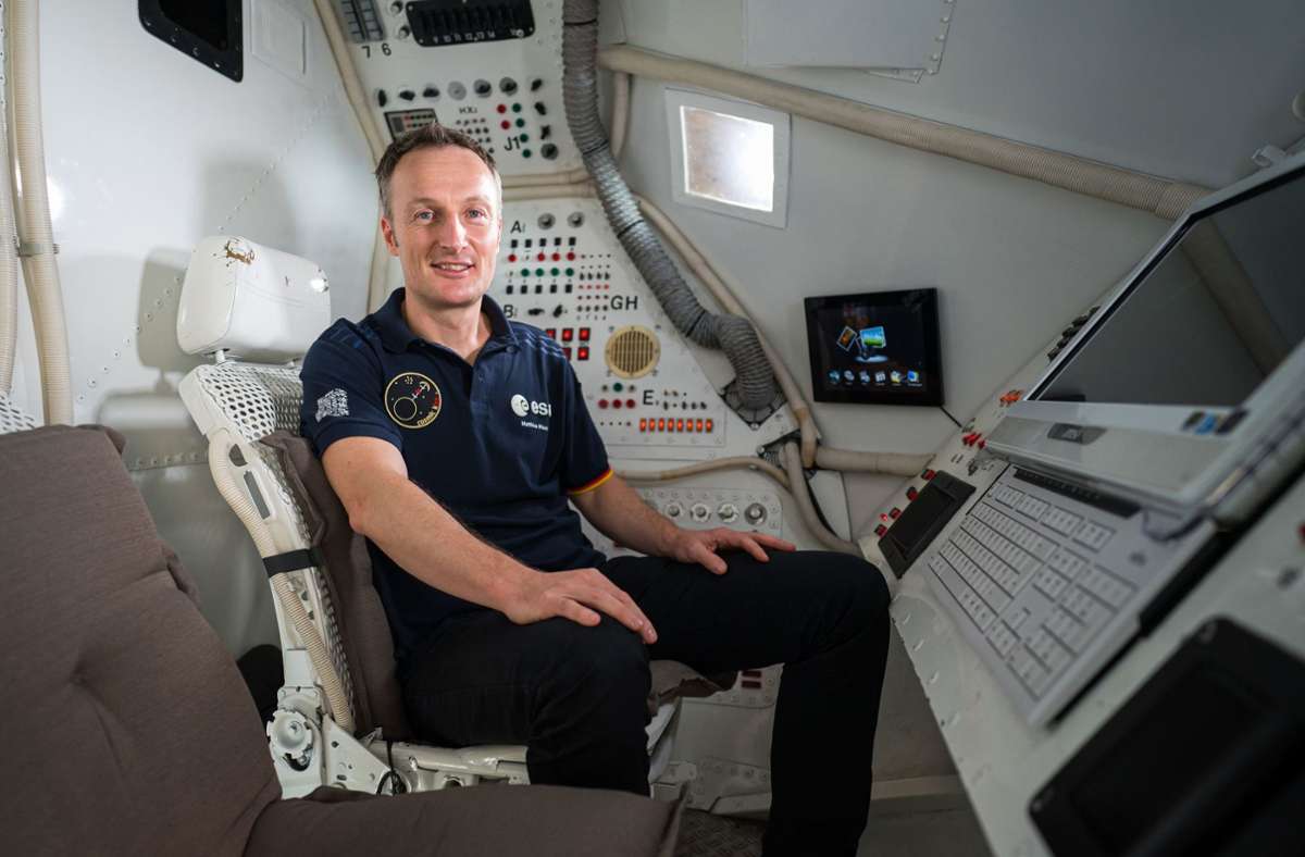 Deutscher Astronaut: So testet ein Astronaut Fitnessanzüge