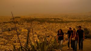 Wetter: Wegen Saharastaub: Mehr Menschen in Athener Notaufnahmen