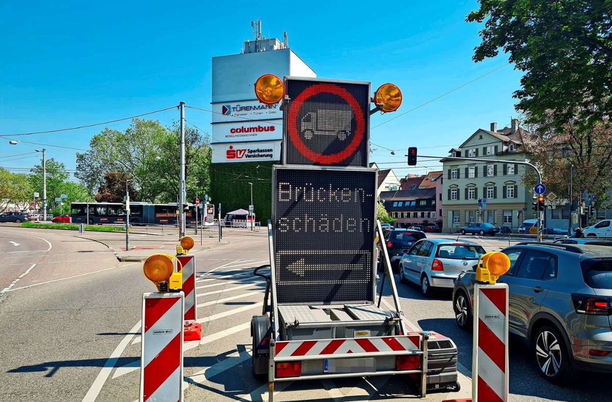 Stuttgart-Bad Cannstatt: Rosensteinbrücke muss abgerissen werden