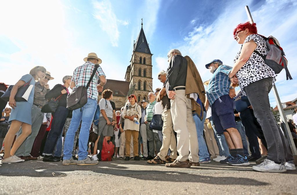 Mehr als 1000 Besucher ließen sich Esslinger Sehenswürdigkeiten zeigen: Esslingen: Gut besuchte Führungen beim Tag des offenen Denkmals