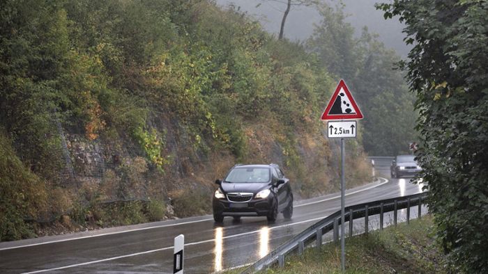 Sperrung am Albaufstieg: Hier müssen Autofahrer jetzt   einen 28 Kilometer  langen Umweg fahren