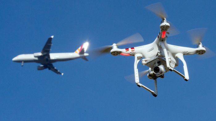 Drohnen behinderten 37-mal den Flugverkehr