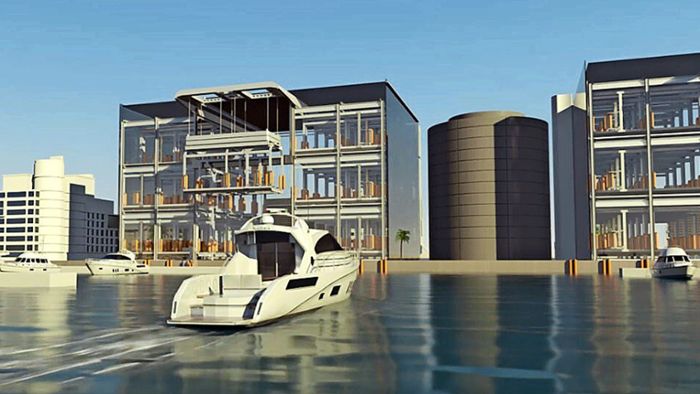 Marbacher Firma baut erstes Yacht-Parkhaus der Welt