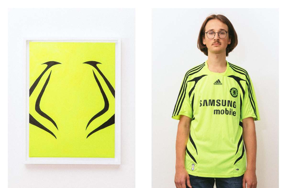 Fußball-Dekor wird Kunst – bei Max Siedentopf
