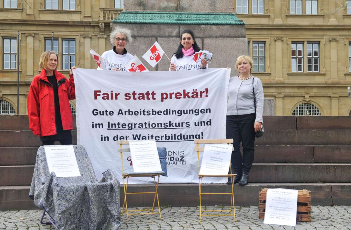 Weltlehrerinnentag in Stuttgart: Deutsch als Fremdsprache: Kritik an prekärer Situation der Lehrkräfte