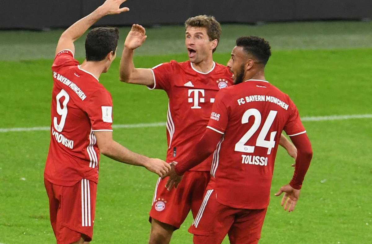 Deutscher Supercup: Bayern holen nächsten Titel - Kimmichs Siegtor gegen den BVB im Fallen