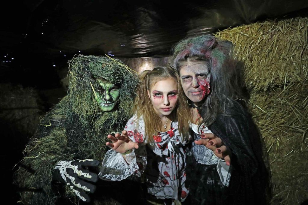 31.10.17 - Die Wilhelma lockte ihre Besucher an Halloween mit schaurig-schönen Attraktionen.