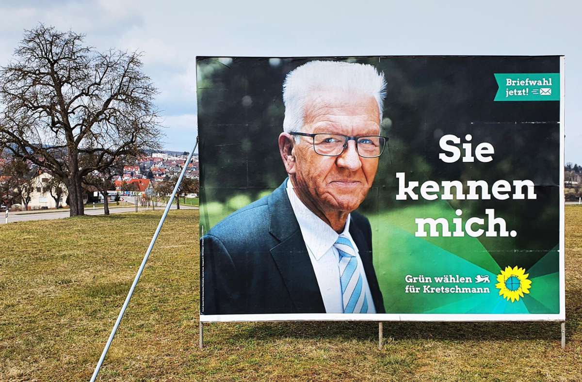 Wahlkampf gegen den „MP“ – wie geht das?: Kretschmann schwebt im eigenen Wahlkreis über den Dingen