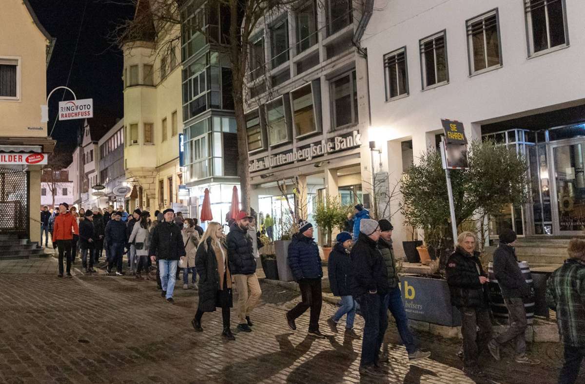 Coronaprotest im Kreis Esslingen: Rathauschefs und Landrat unterstützen OB Christof Bolay
