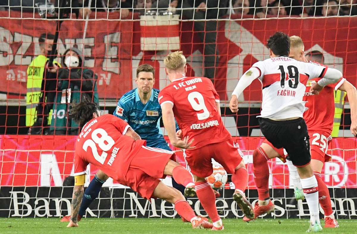 VfB Stuttgart gegen Union Berlin: 1:1 – Wahid Faghir lässt die VfB-Fans in letzter Minute jubeln
