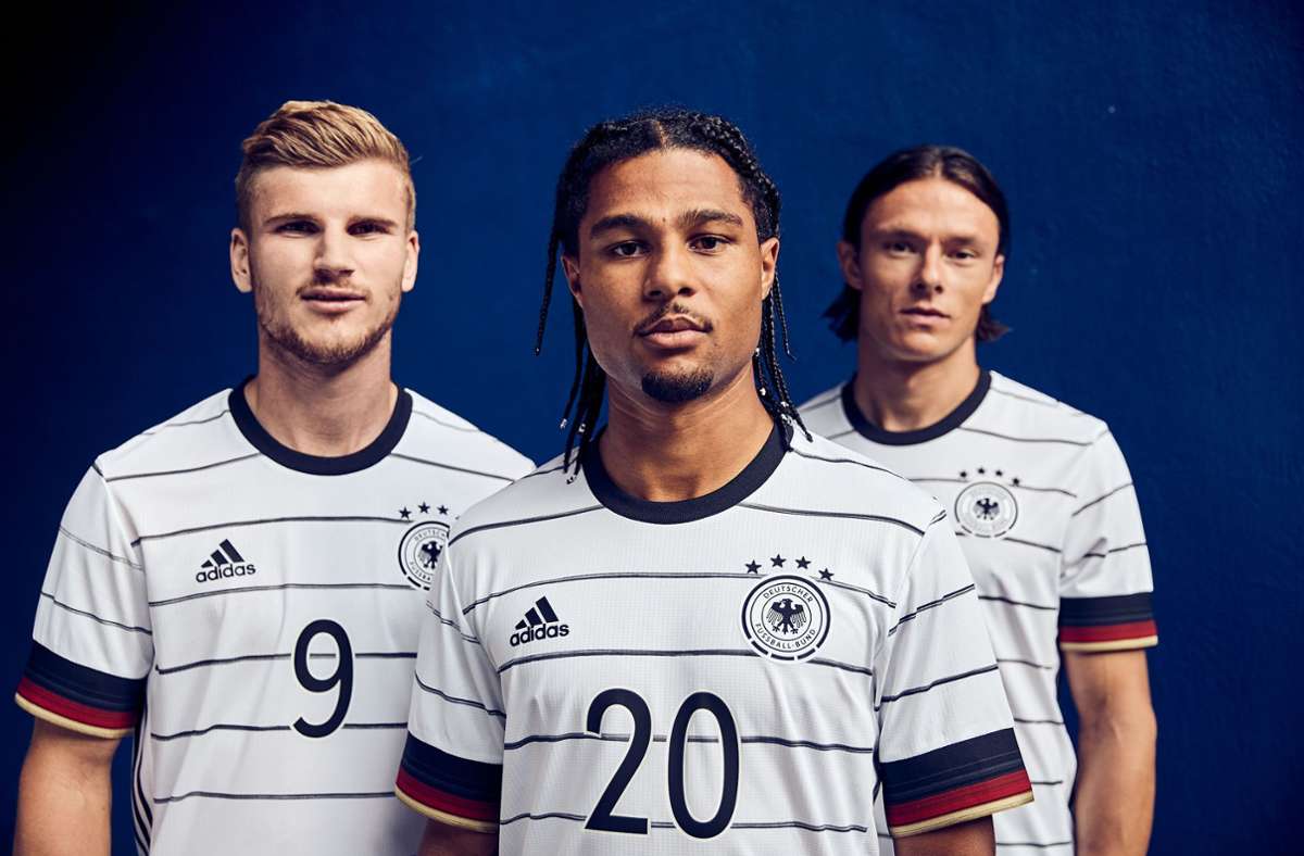 Das sind die deutschen Trikots für die Fußball-EM 2021.