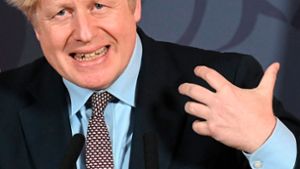 Boris Johnson trägt Fisch-Krawatte