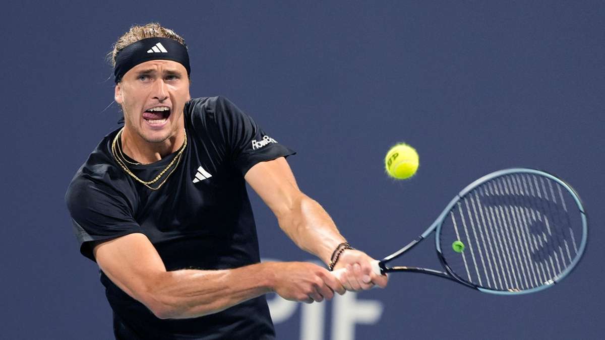 Tennis: Zverev gelingt souveräner Auftaktsieg in Miami