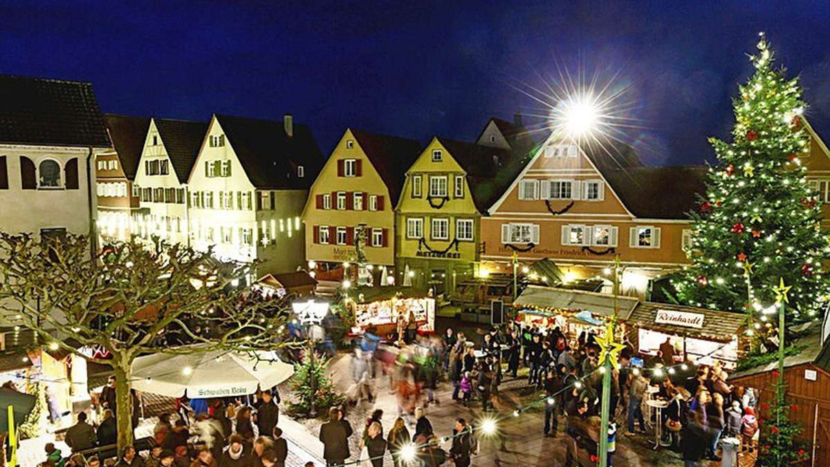 Die Märkte im Kreis Ludwigsburg: Weihnachtsmarkt-Saison beginnt