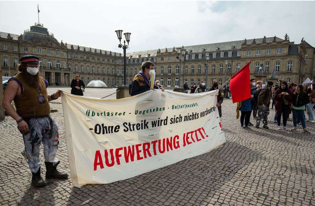 Warnstreik in Baden-Württemberg: Kitas sollen erneut geschlossen bleiben