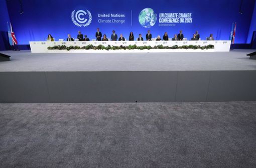 Bei der UN-Klimakonferenz in Glasgow. Foto: imago images/ZUMA Press/Christopher Furlong via www.imago-images.de