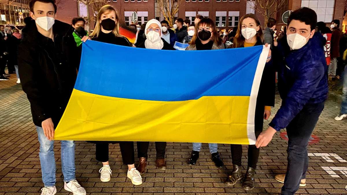 Krieg in der Ukraine: Wo in Stuttgart an den Jahrestag erinnert wird