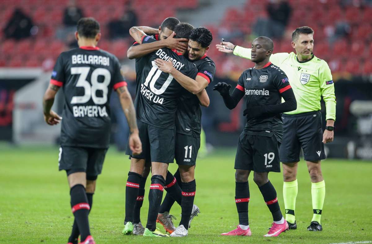 Europa League: Bayer Leverkusen schon so gut wie weiter