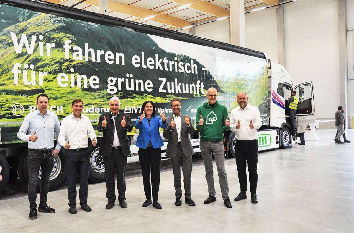 Neue Lagerhalle in Wernau: Firma Bosch halbiert Zahl der Lkw-Fahrten