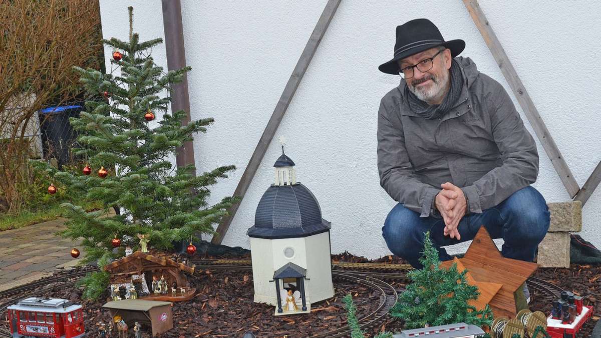 Modellbahn in Wendlingen: Mit der Miniatur-Lok durch den Advent