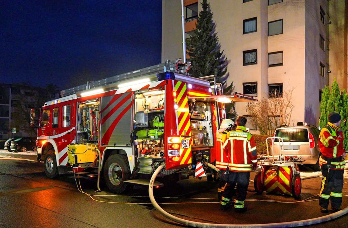 Nach Feuer in Ostfildern: Brandursache weiterhin unklar