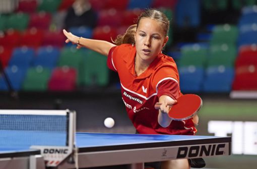 Annett Kaufmann ist eines der größten deutschen Tischtennis-Talente. Foto: imago/Jürgen Kessler