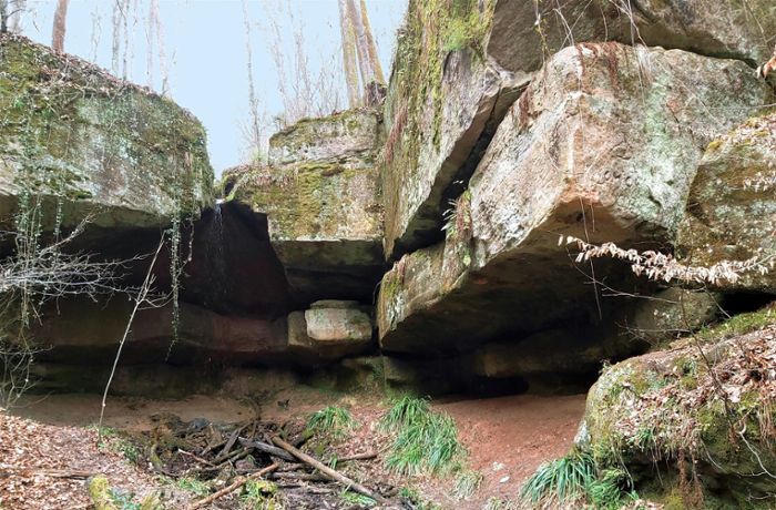 Naturdenkmal bei Hohengehren: Gab es am Holderstein einst eine Burg?