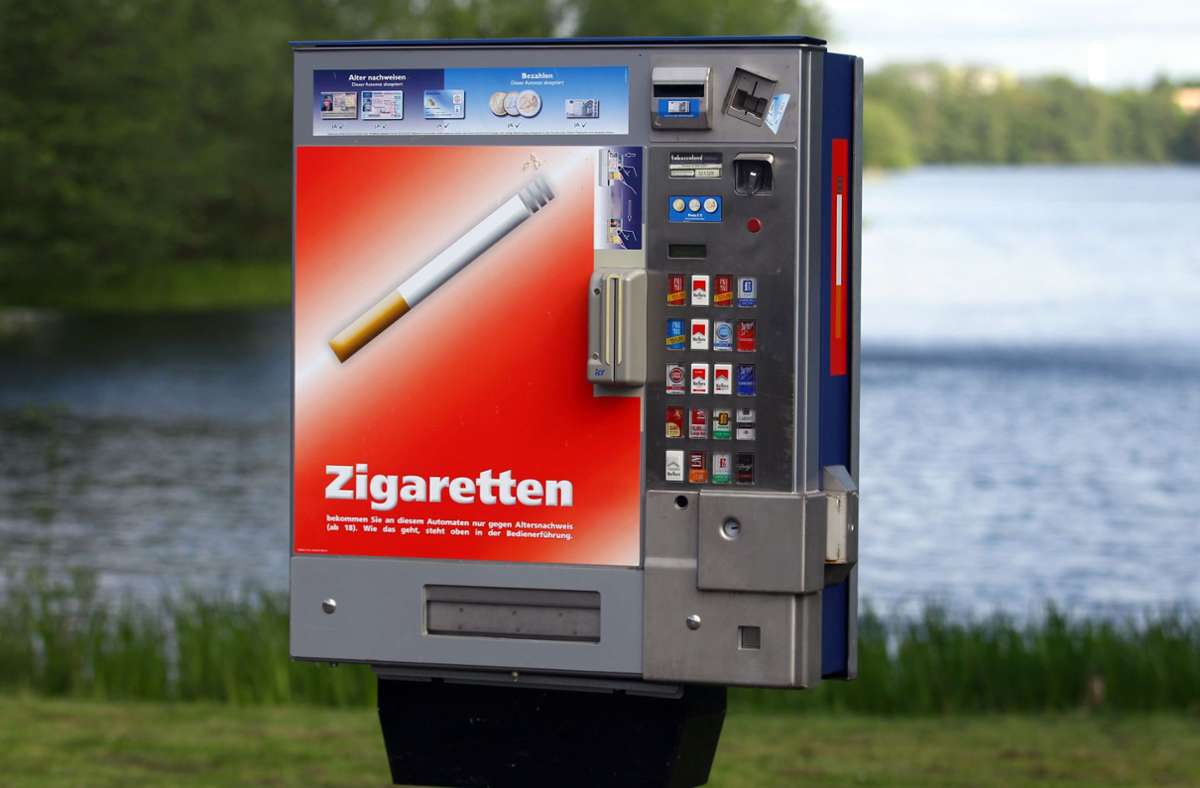 Straftat in Esslingen: Zigarettenautomat aufgebrochen