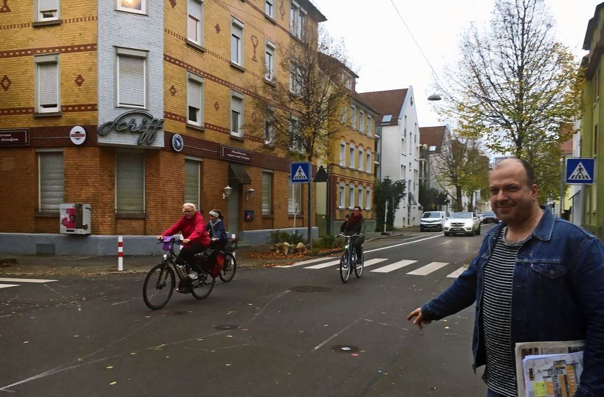 Verkehr in Esslingen: Anwohner rebellieren gegen Sperre auf Fahrradstraße