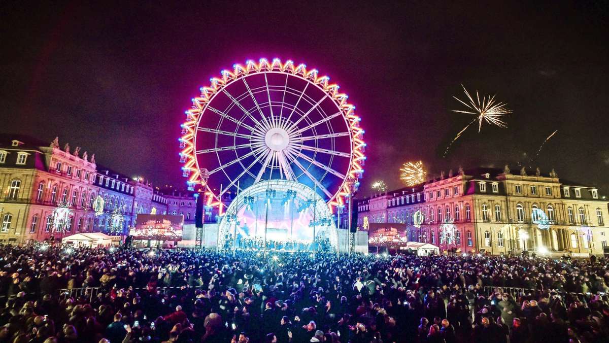 Silvesterparty in Stuttgart: Musikshow  auf dem Schlossplatz statt wilder Böllerei