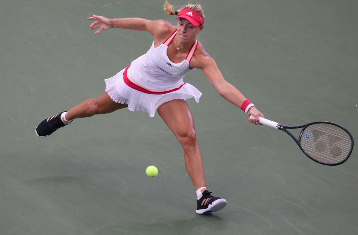 US Open in New York: Angelique Kerber nach starkem Auftritt im Achtelfinale
