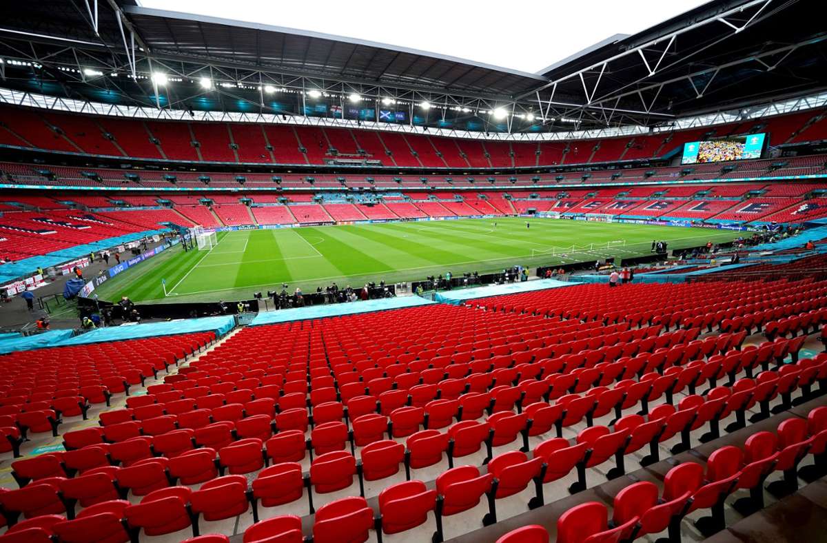 Das EM-Achtelfinale zwischen England und Deutschland wird im Wembley-Stadion ausgetragen.