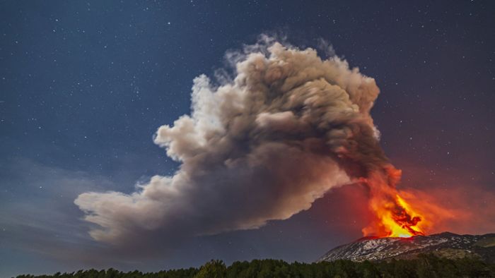 Vulkan Ätna ist wieder ausgebrochen