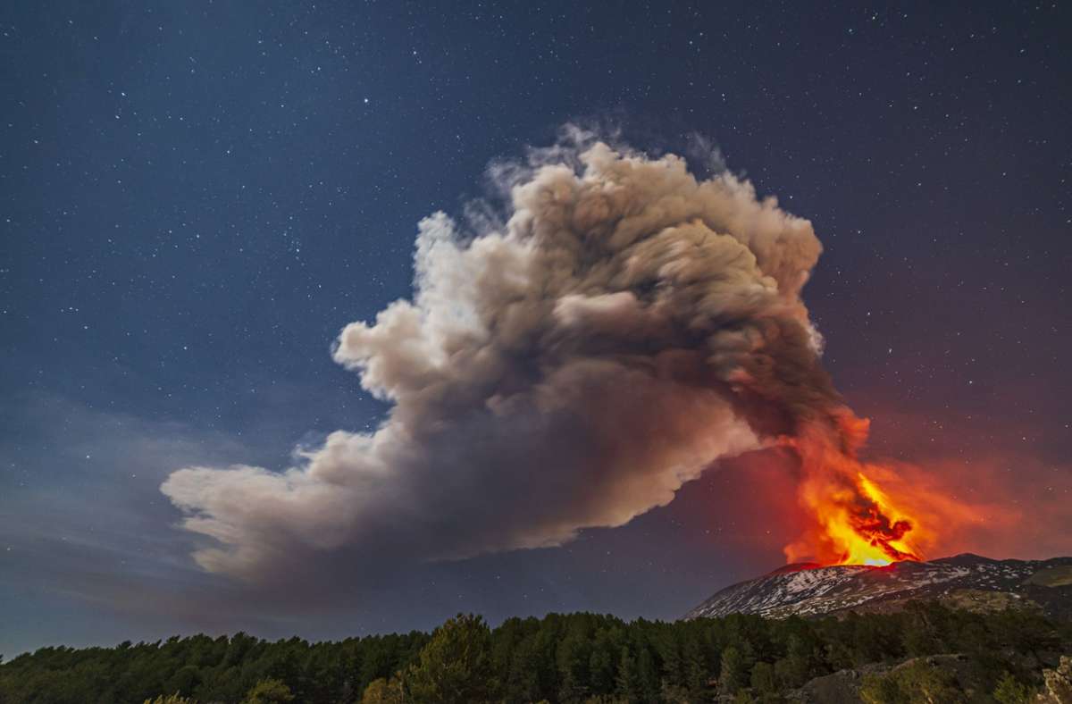 Sizilien: Vulkan Ätna ist wieder ausgebrochen