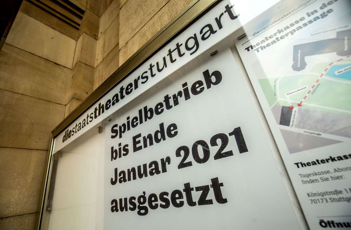 Staatstheater Stuttgart: Schließung bis Ende Mai verlängert