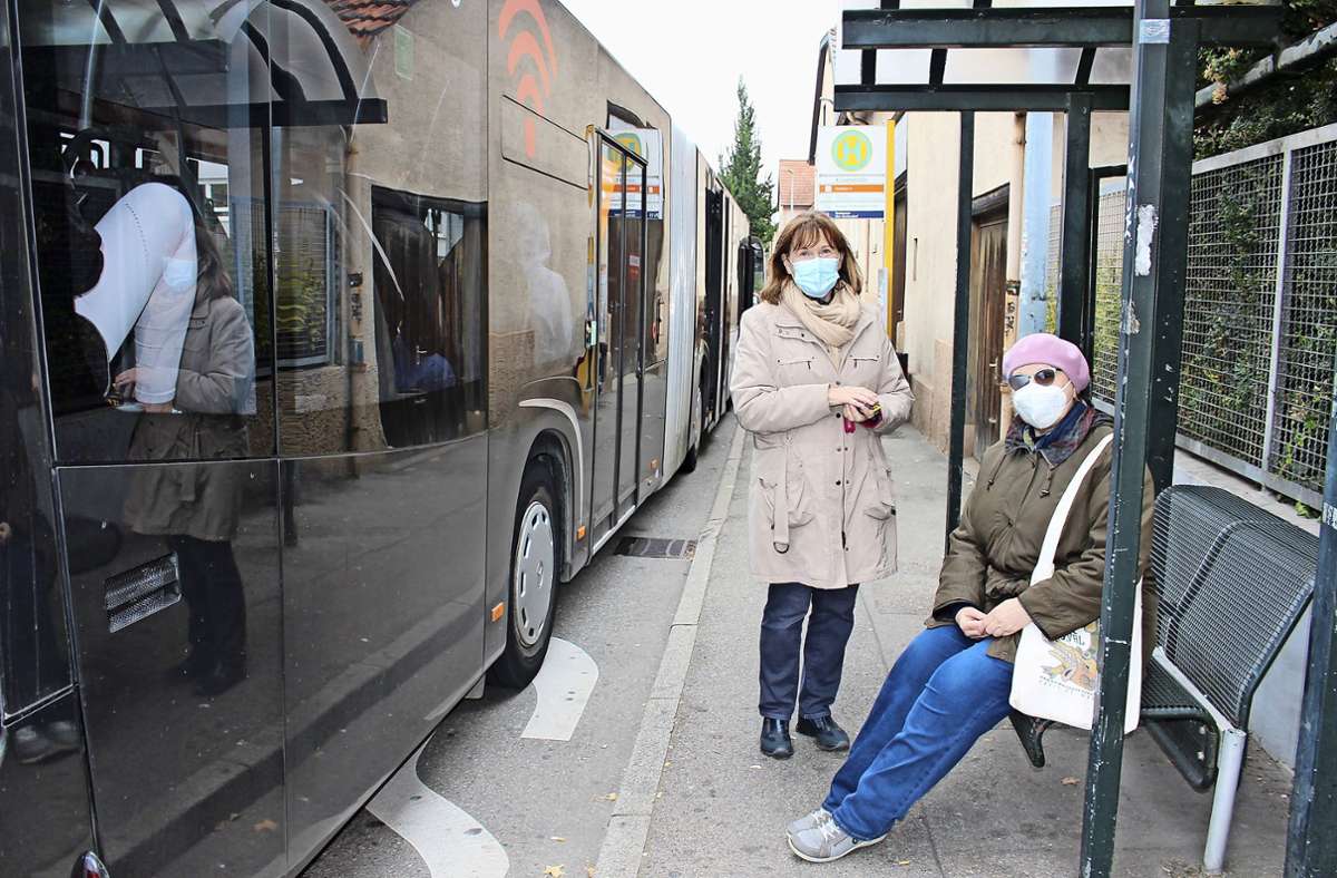 Busstation  in Ostfildern: Anwohnerinnen fühlen sich hingehalten