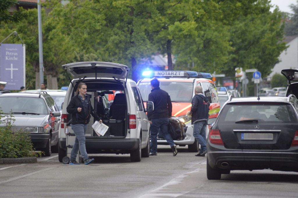 29.5.2016 In Filderstadt hat die Polizei einen Mann erschossen, der bewaffnet einen Polizisten angegriffen haben soll. 