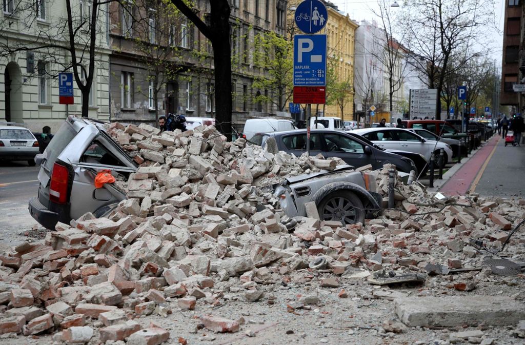 Ein schweres Erdbeben hat am Sonntag die kroatische Hauptstadt Zagreb heimgesucht.