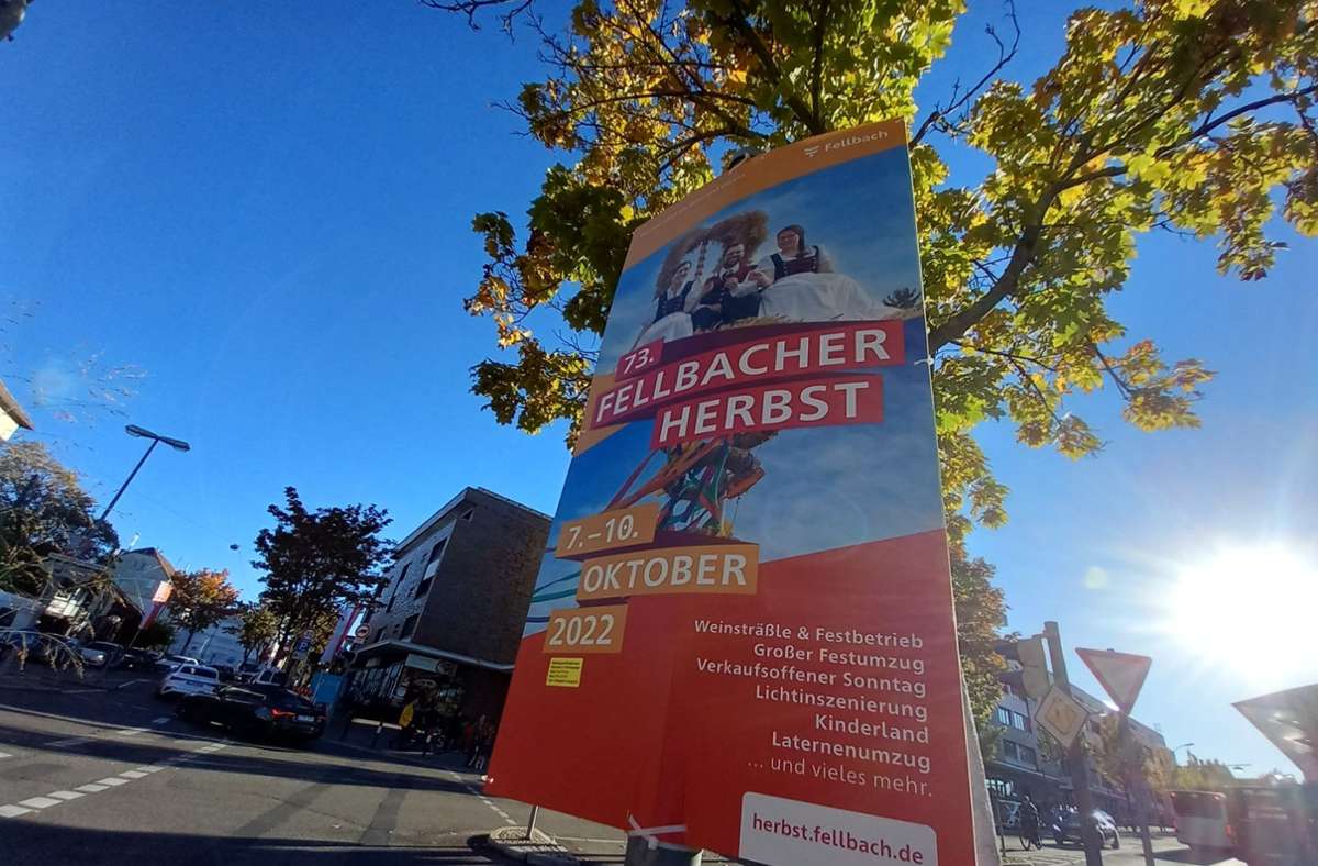 Fellbacher Herbst: Herbstplakat stößt auf Kritik