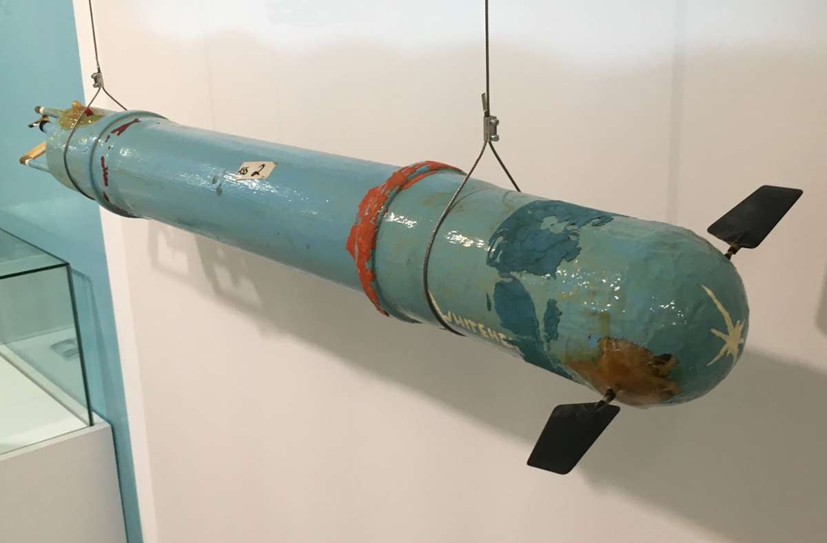 Mini-U-Boot des Erpressers – eine Trophäe fürs Polizeimuseum.